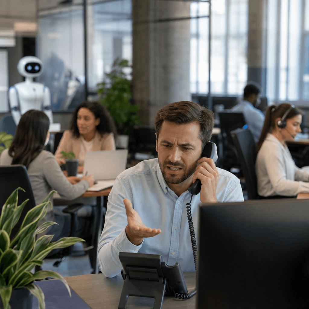 Illustration de l’article : Répondeur IA : 3 erreurs qui coûtent des clients