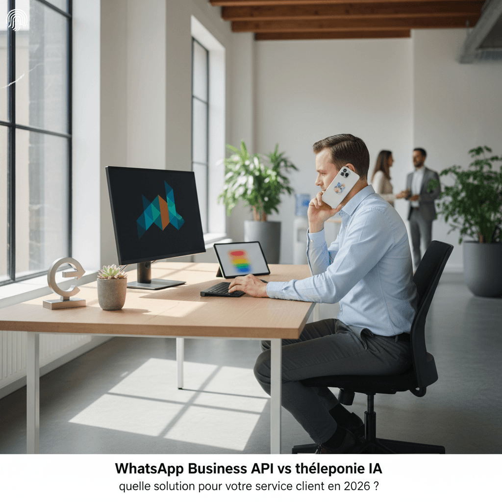 WhatsApp API vs téléphonie IA: 4 scénarios pour bien choisir